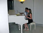 David et Caroline au piano